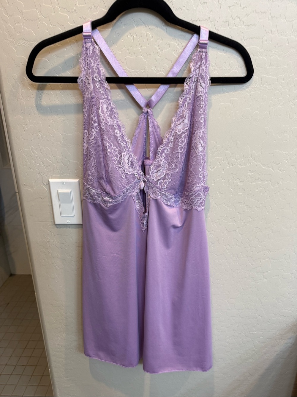 torrid Lavender Lace-Trim Chemise